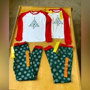 Nap Chat Youth Snowflake Pajama Set (2 Pair)